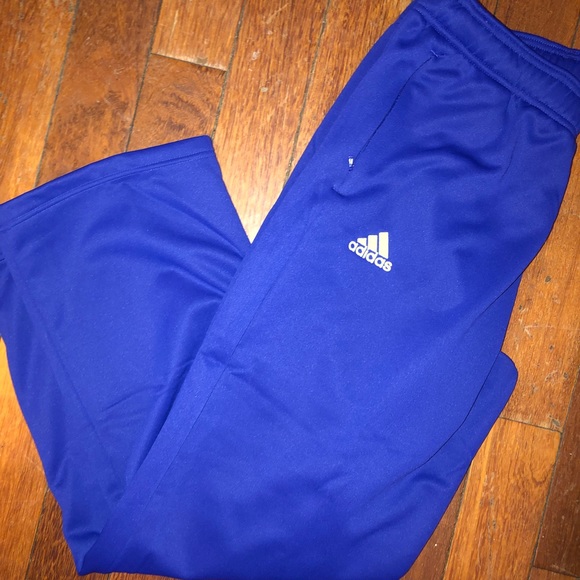 adidas Pants Adidas Men Climawarm Tech Fleece Pant Large Purple